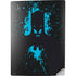 DC Comics Batman Blue Splash character shape PS5 Digital Edition Console Skin